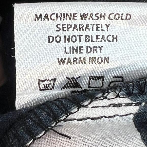 Tuckernuck Seashell Beach Coverup Short Dress Large Cotton Black White NEW - Picture 12 of 16